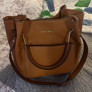 Alexis Bendel brown leather purse.